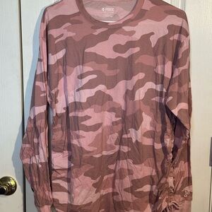 PINK Victoria's Secret Camouflage Long Sleeve Tee